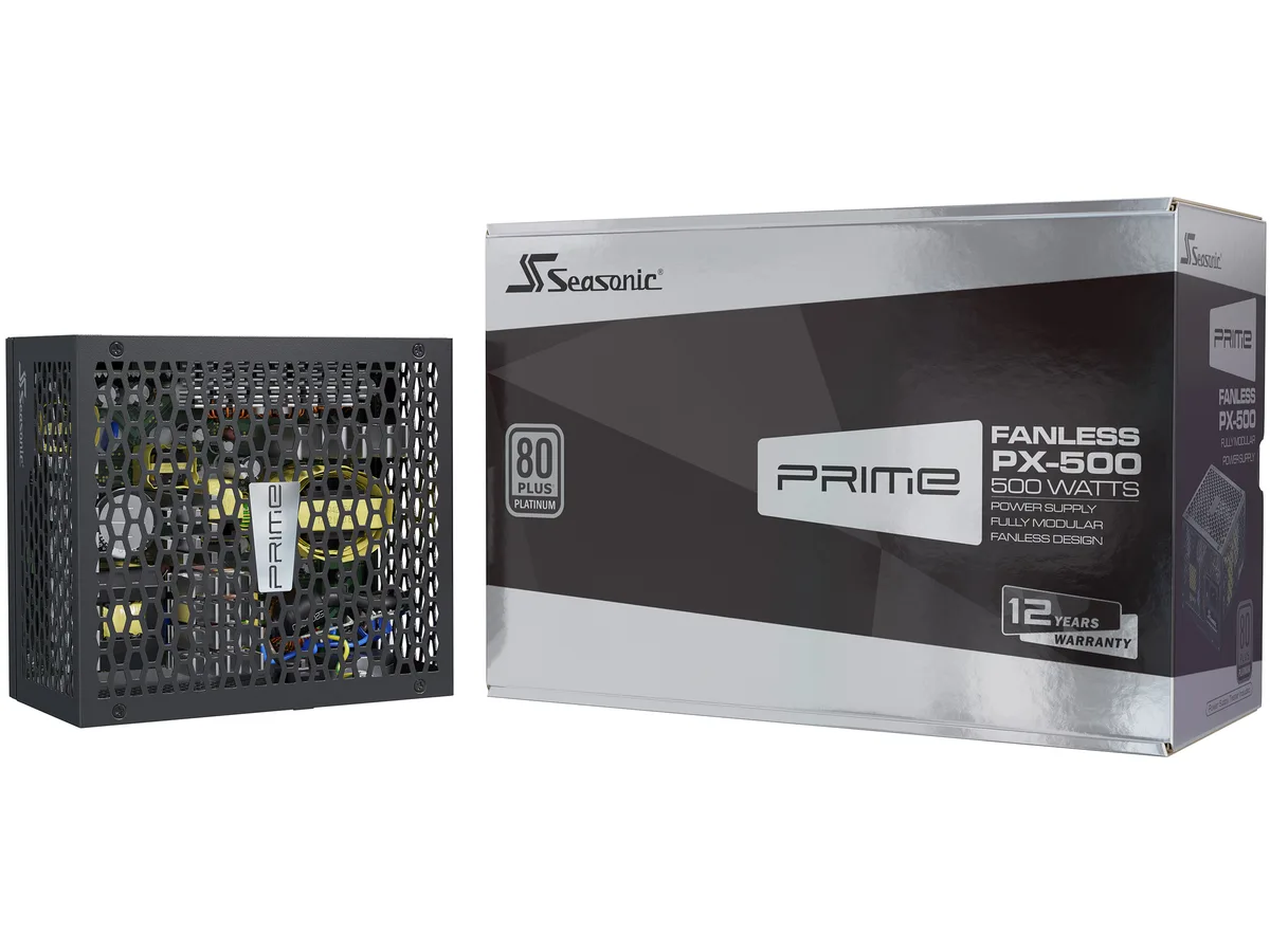 Seasonic Seasonic SSR-500PL 500 W fanless power supply — product photo