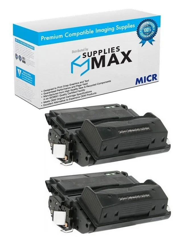 SuppliesMax SuppliesMax HP Q5942XD-MICR toner cartridge 2-pack 20000 pages — product photo