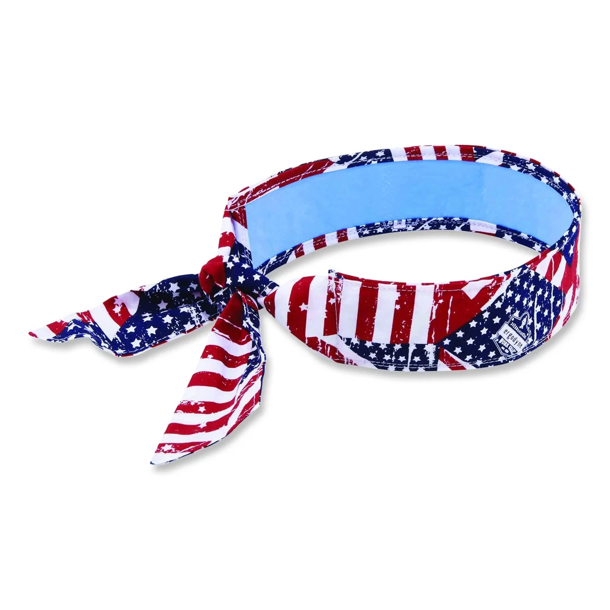 Ergodyne Ergodyne Chill-Its 6700CT Cooling Bandana Stars and Stripes — product photo