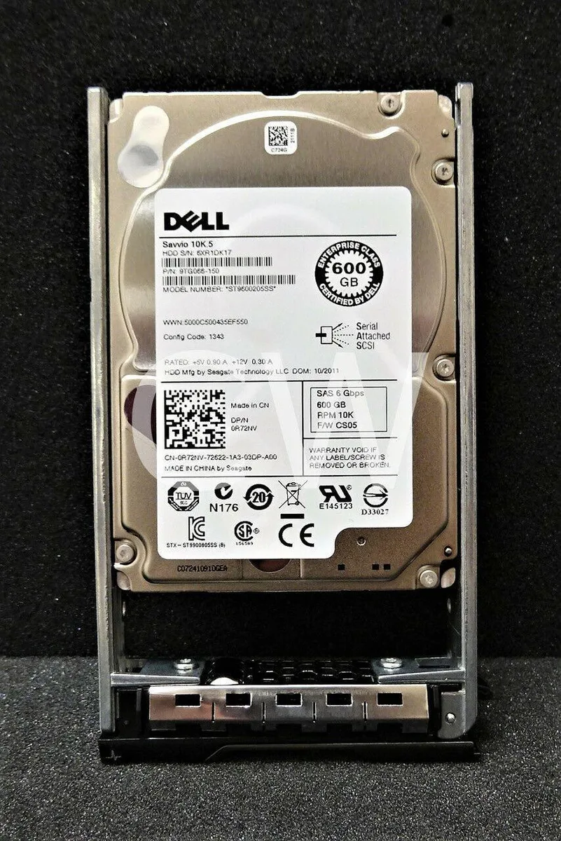 DELL DELL ST9600205SS 600GB 10000RPM SAS 2.5" internal hard drive — product photo