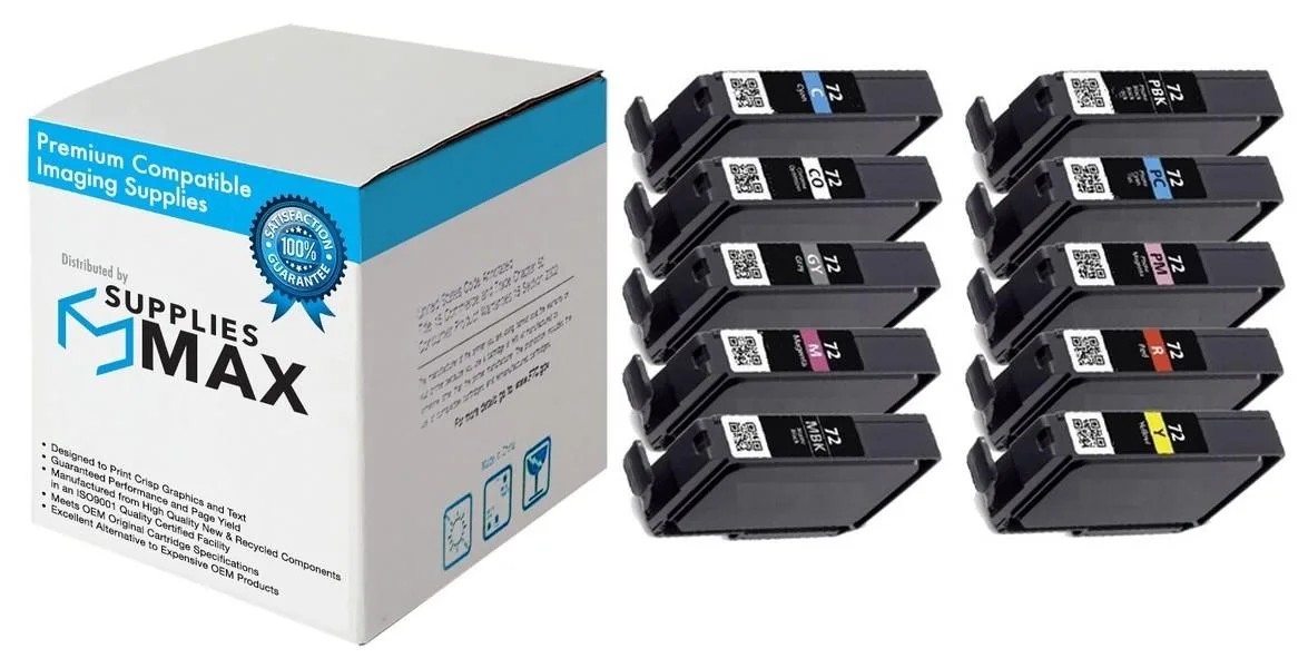 SuppliesMax SuppliesMax Inkjet Combo Pack 10 Cartridges 6402B007 — product photo