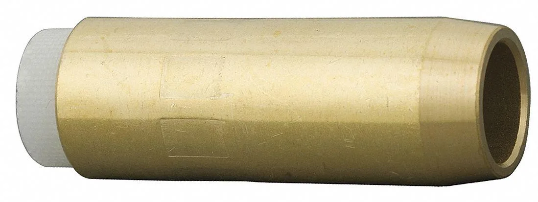 Two brass welding nozzles, slip-on style, pack of two