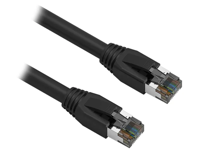 Nippon Labs Nippon Labs 60CAT8-0.5-24BK network ethernet cable 0.5 ft Cat8 24 AWG black — product photo