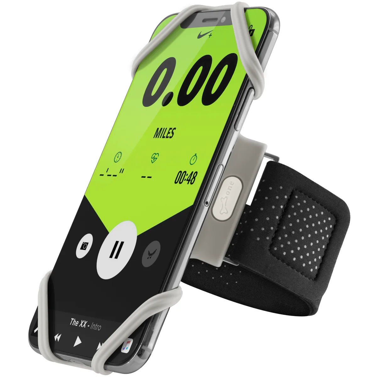 Bone Bone Run Tie Armband Universal Gray 4-6.7" Arm 9.8-15.7 — product photo