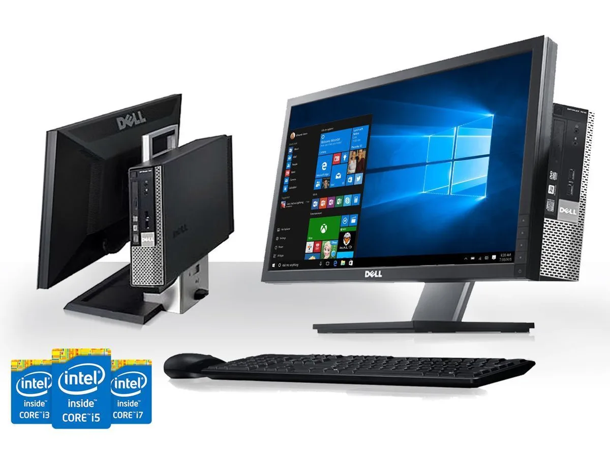DELL Dell OptiPlex 9010 SFF All-in-One PC i7-3770 3.4GHz 32GB DDR3 1TB 22" 1920x1080 Win10 Pro — product photo