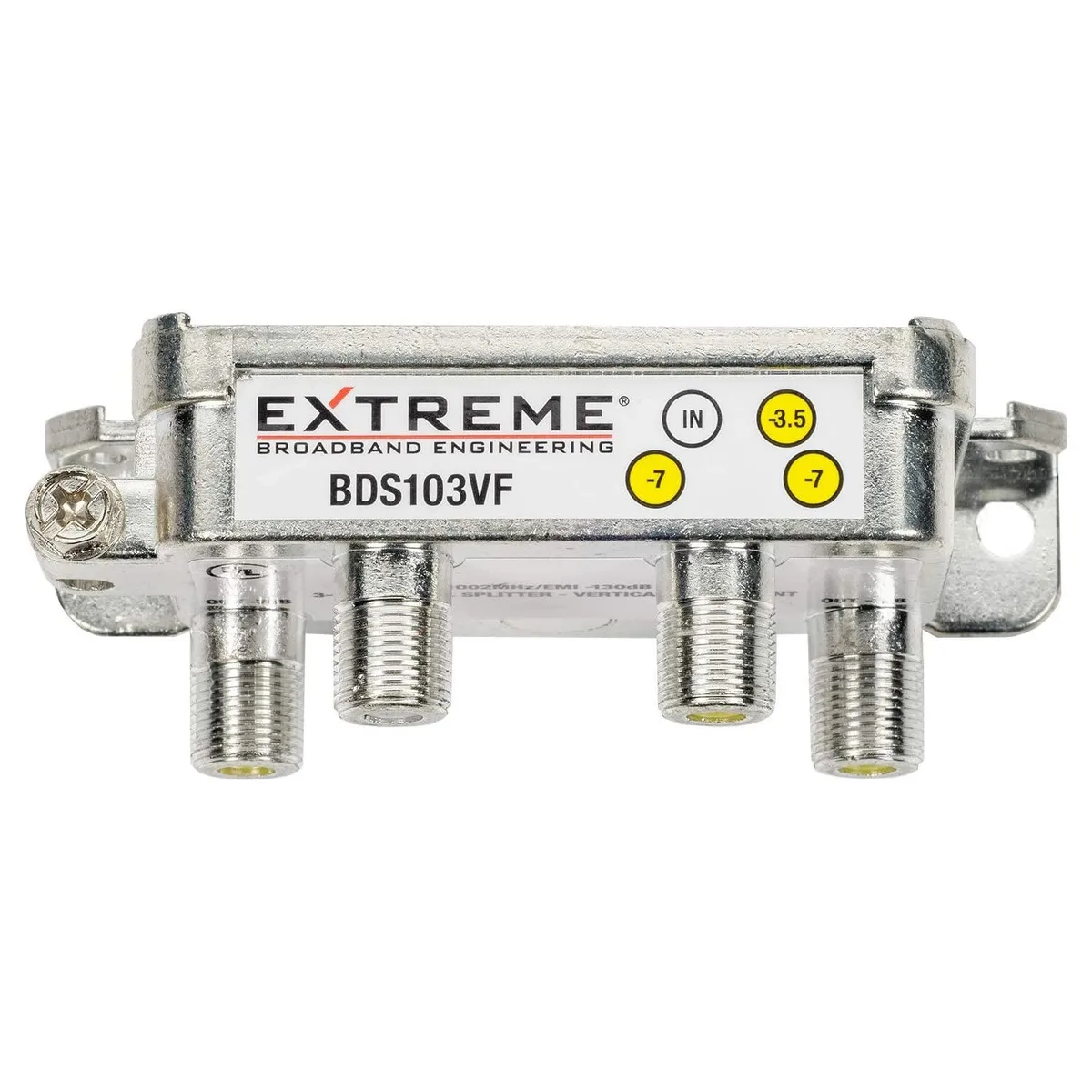 Extreme Broadband Engineering Extreme Broadband Engineering BDS103VF 3-Way Coaxial Splitter — product photo