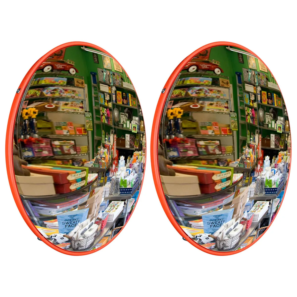 Yescom USA, Inc. Yescom USA, Inc. 12" Convex Safety Traffic Mirror 2 Pack traffic safety equipment — product photo