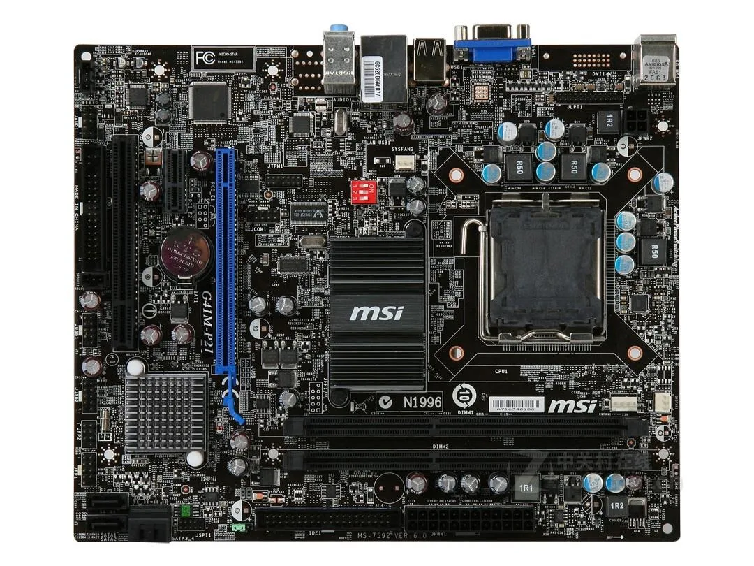 MSI MSI G41M-P21 Intel G41 LGA 775 DDR3 Micro ATX Motherboard — product photo