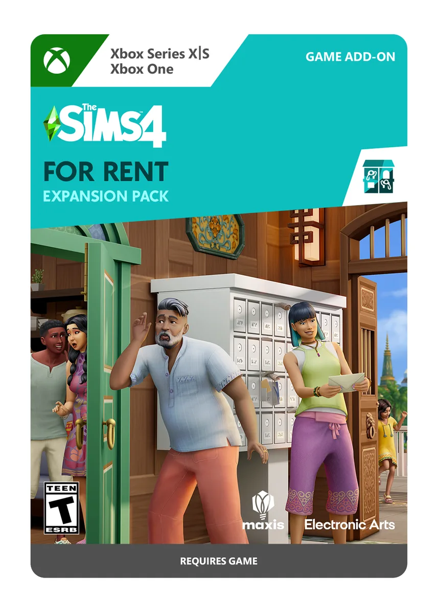 Electronic Arts Electronic Arts The Sims 4 For Rent Expansion Pack 7D4-00709 downloadable game — product photo