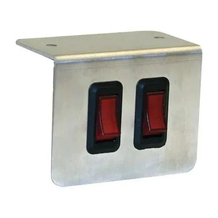 Buyers Products Company Buyers Products Company 6391002 Double Pre-Wired Switch Panel With Aluminum Bracket traffic safety equipment — product photo