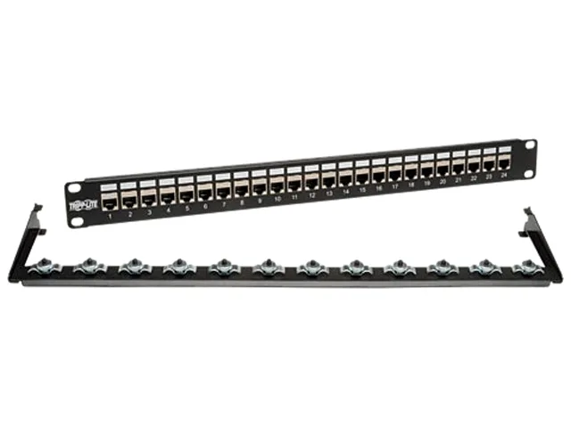 Tripp Lite Tripp Lite N254-024-SH 24-Port Shielded Cat6 Feed-through Patch Panel — product photo