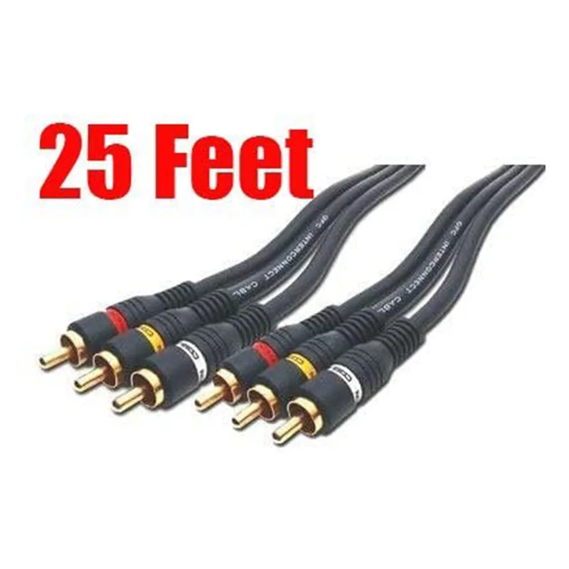 iMBAPrice iMBAPrice 3 RCA to 3 RCA Cable 25 Feet — product photo