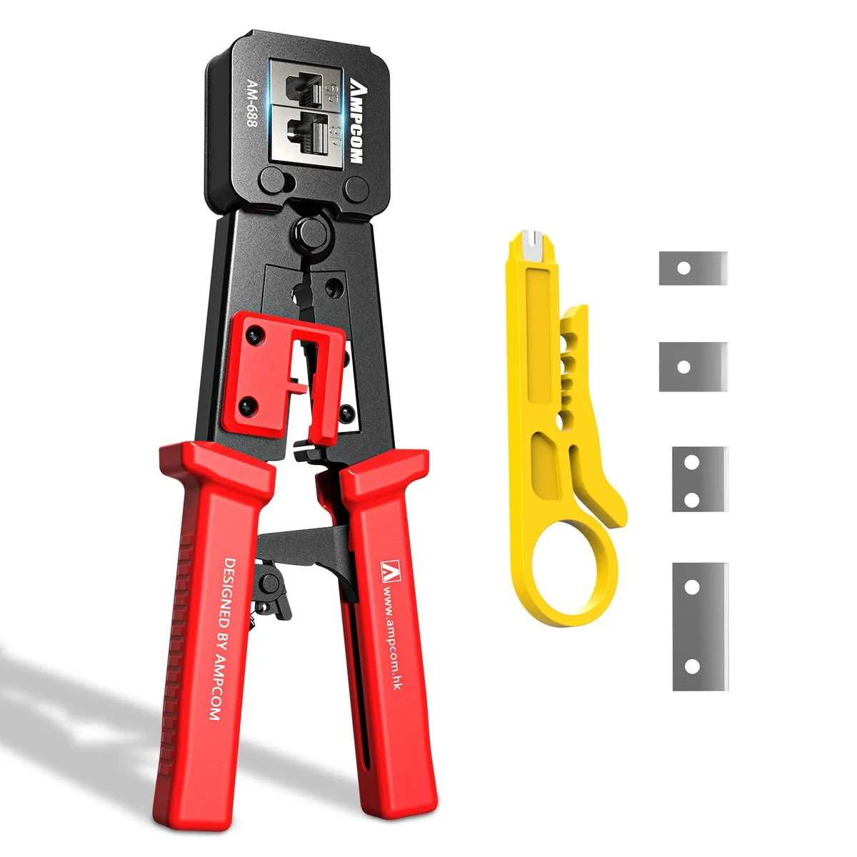  AMPCOM RJ45 Pass Thru Crimping Tool — product photo