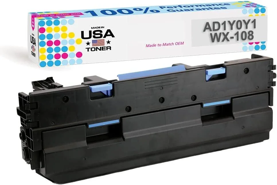 MADE IN USA TONER MADE IN USA TONER Compatible Waste Toner Box WX-108 AD1Y0Y1 for Bizhub 300i 360i 450i 550i 650i 750i — product photo