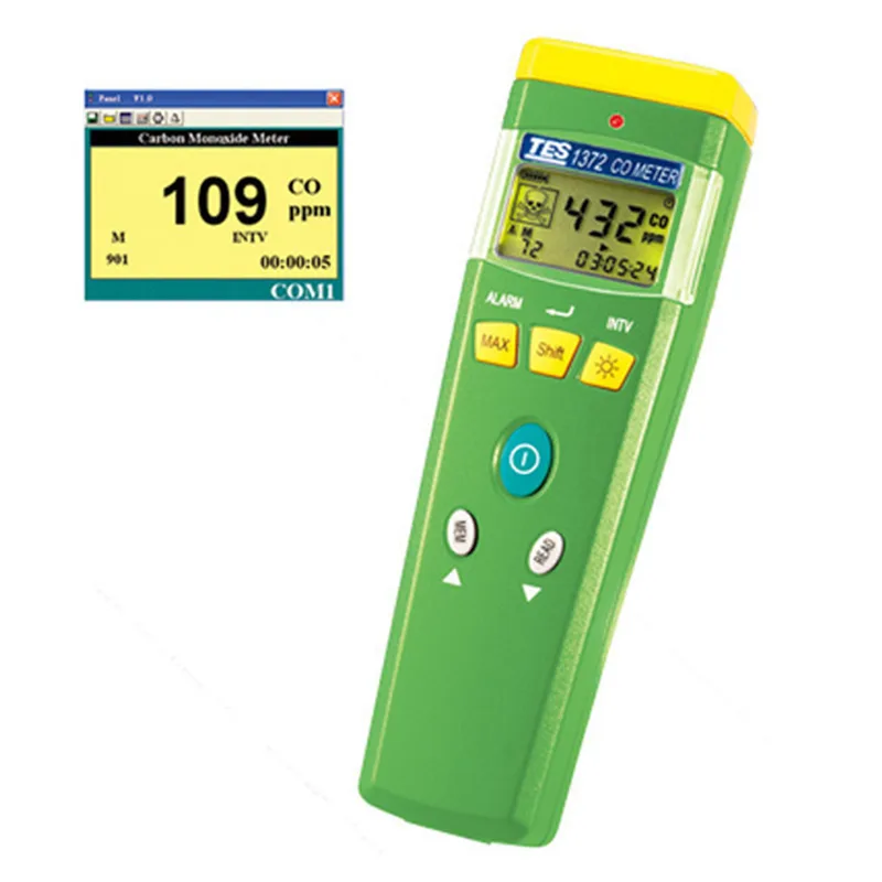 TES Electrical Electronic Corp. TES Electrical Electronic Corp. 1372 Portable CO Analyzer electrician tool — product photo