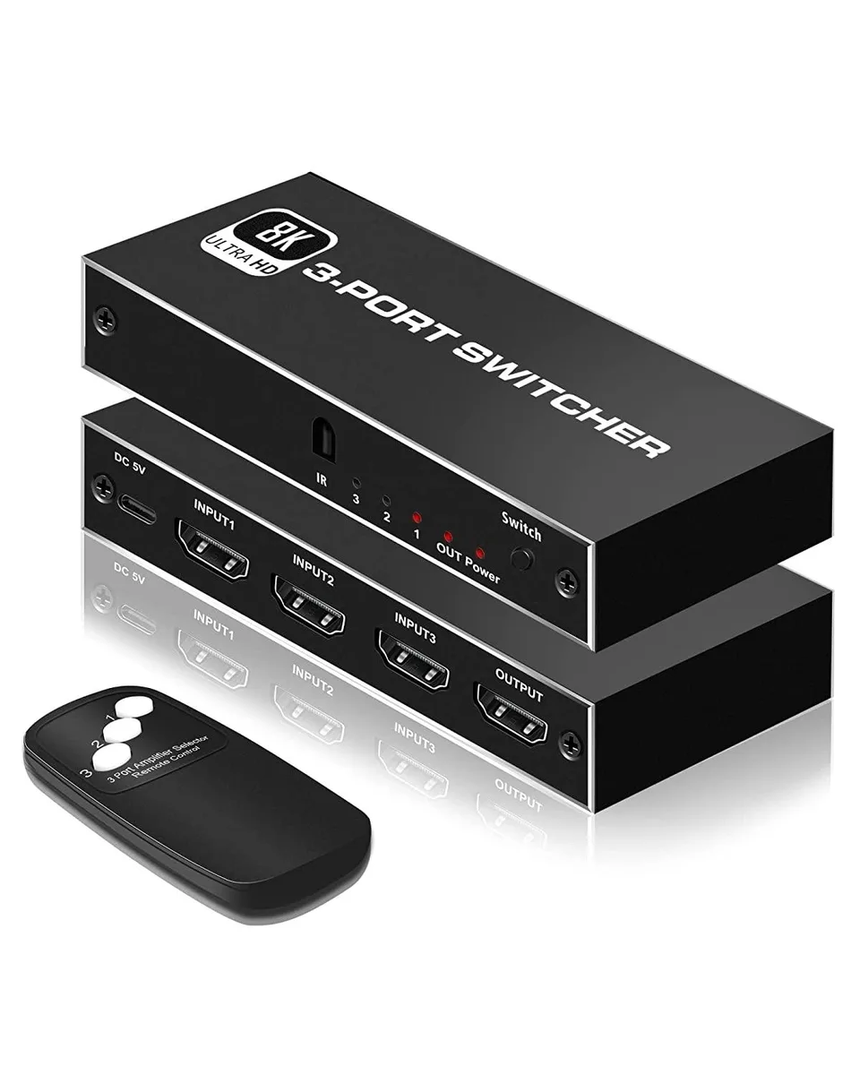 AUBEAMTO AUBEAMTO 3x1 8K HDMI 2.1 video switch — product photo