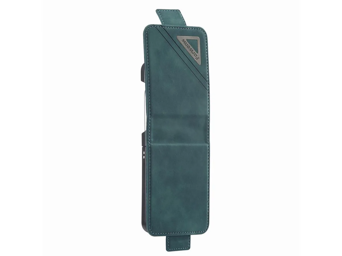 BONAEVER BONAEVER Samsung Galaxy Z Fold 4 5G PU Leather Flip Wallet Case Green — product photo