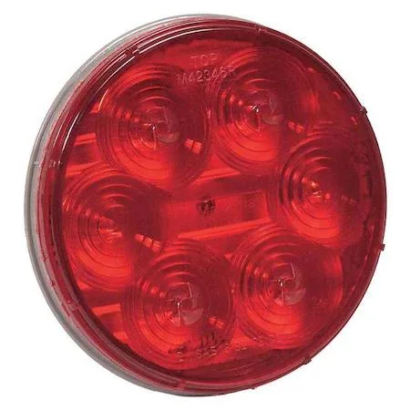 Maxxima Maxxima M42346R Stop/Turn/Tail 4in 6 LED Round Red machine shop hardware — product photo