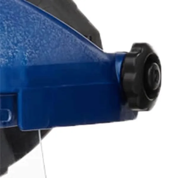 Sellstrom Sellstrom S39140 390 Premium Single Crown Face Shield Blue Ratcheting — product photo