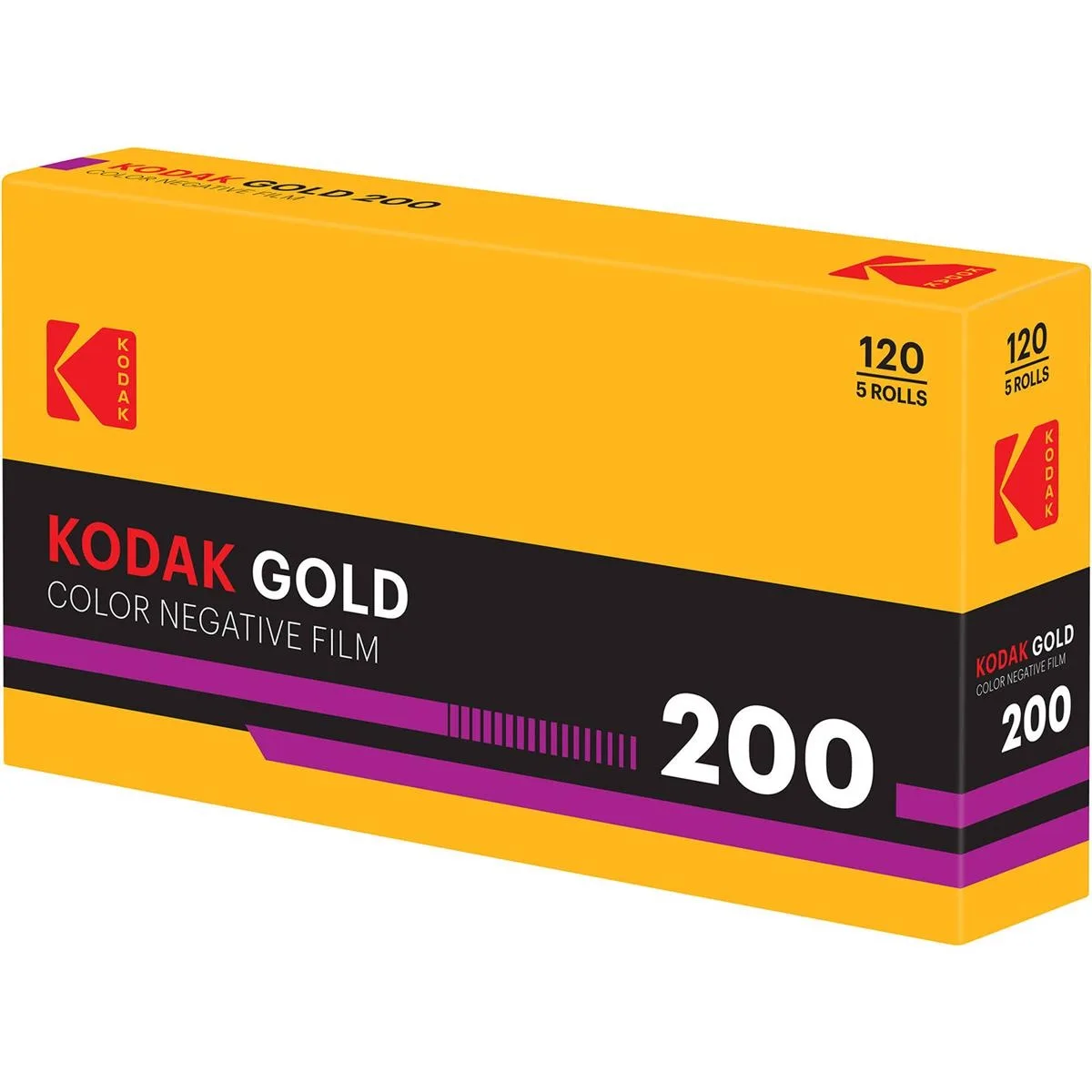 Kodak Kodak Gold 200 120 Color Negative Film 5-Pack #7518418 — product photo