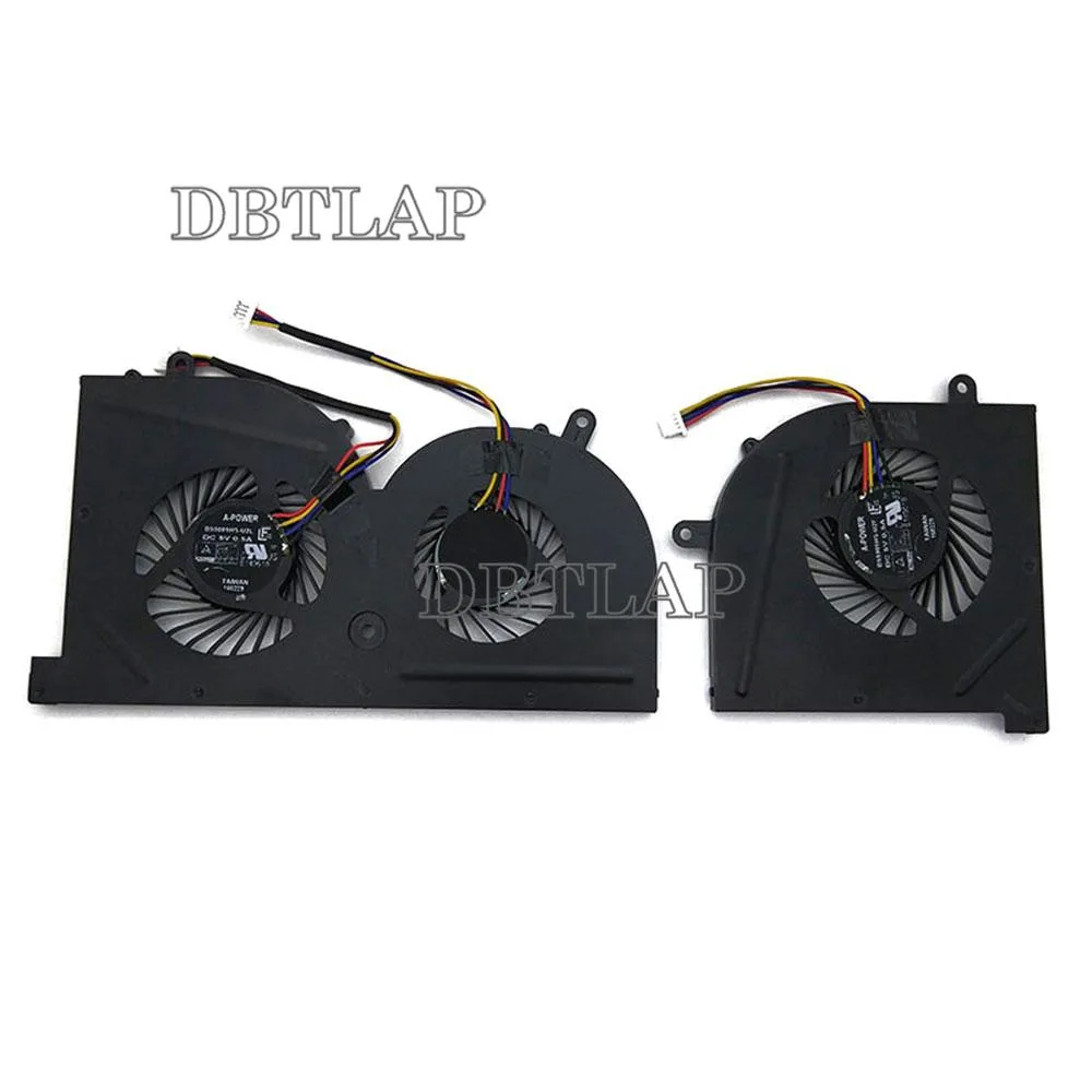 DBTLAP DBTLAP CPU+GPU Fan for MSI GS63 GS73 laptop cooling pad — product photo