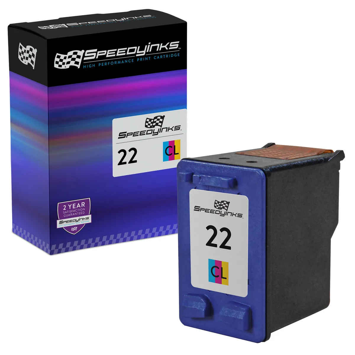 LD Products LD Products HP 22 Tri-Color Ink Cartridge 165 Pages — product photo