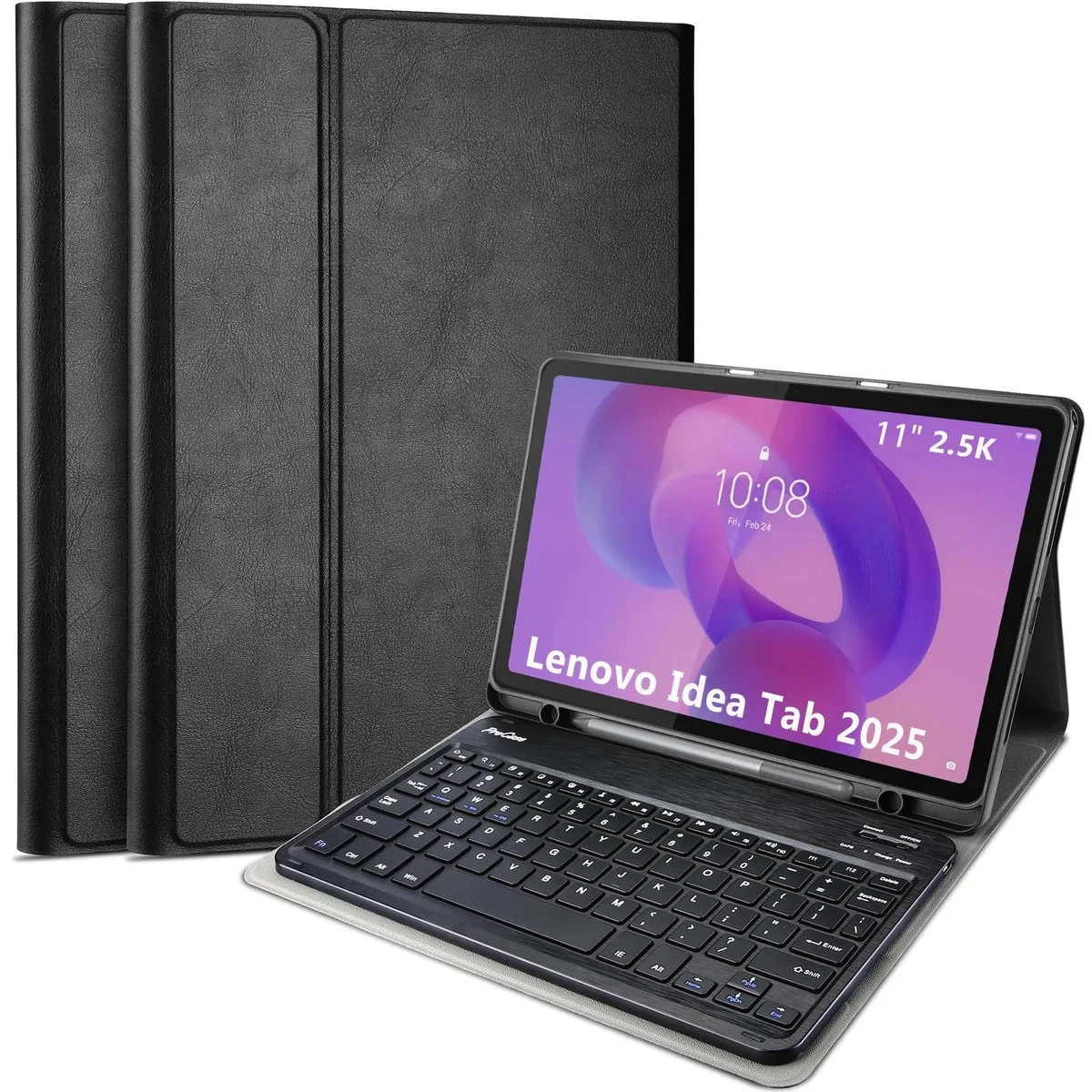 ProCase ProCase Case with Keyboard for Lenovo Idea Tab 11" / K11 Gen 2 (2025) - Black 2 in 1 accessory — product photo