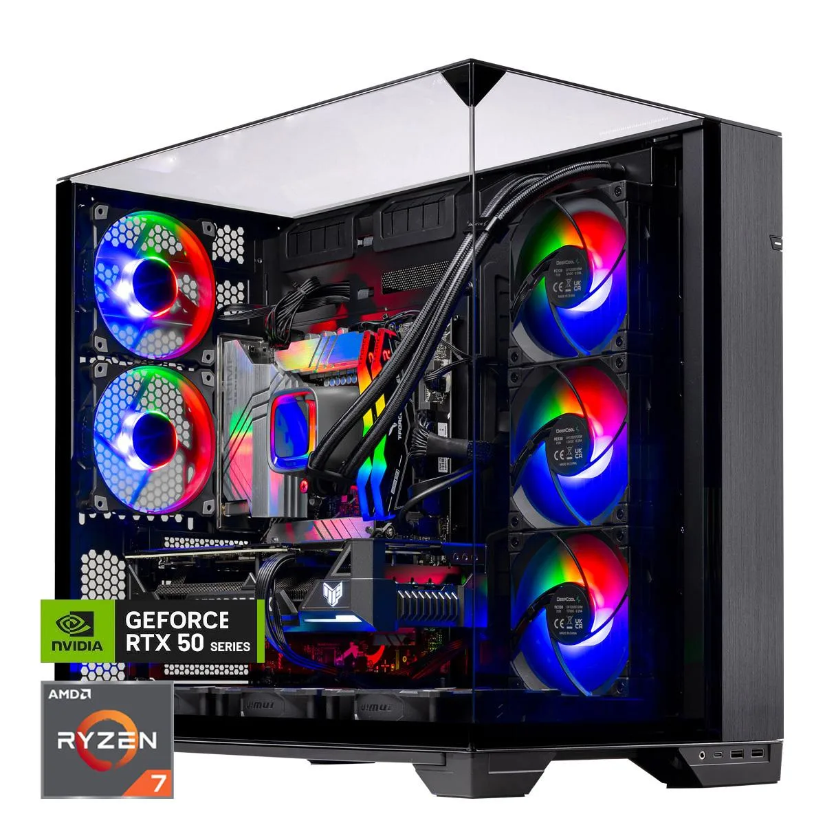 Skytech Skytech ST-O11V-1806-B-AL gaming PC Ryzen 7 7800X3D RTX 5090 32GB 64GB DDR5 2TB NVMe — product photo
