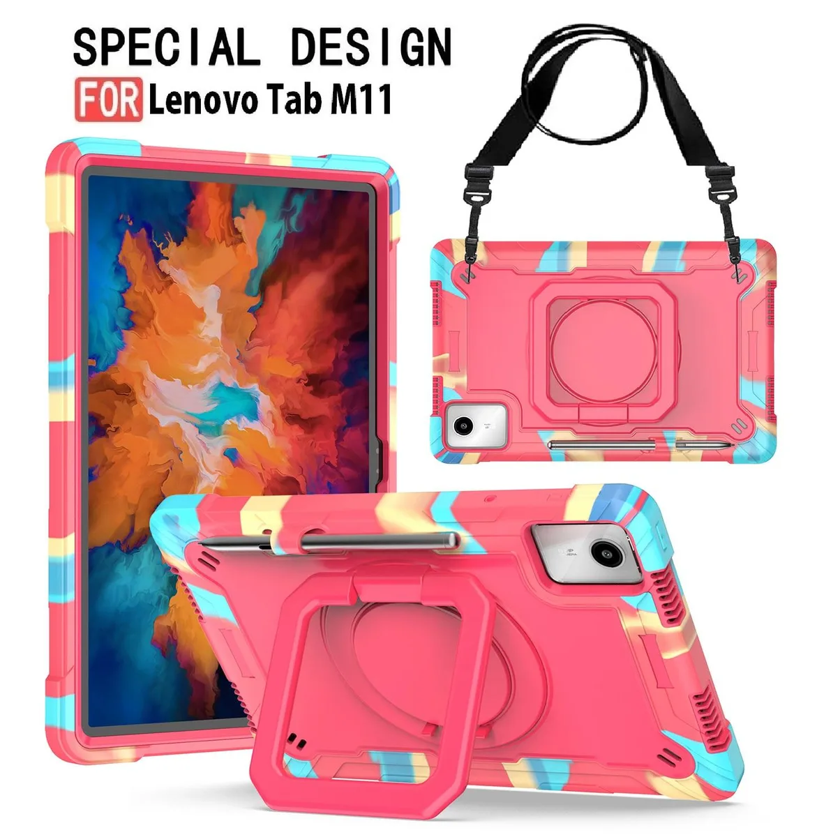 anicestore anicestore TB330FU/TB330XU/ZADA0047US 11" Tablet Case with Strap, Stand & Grip — product photo