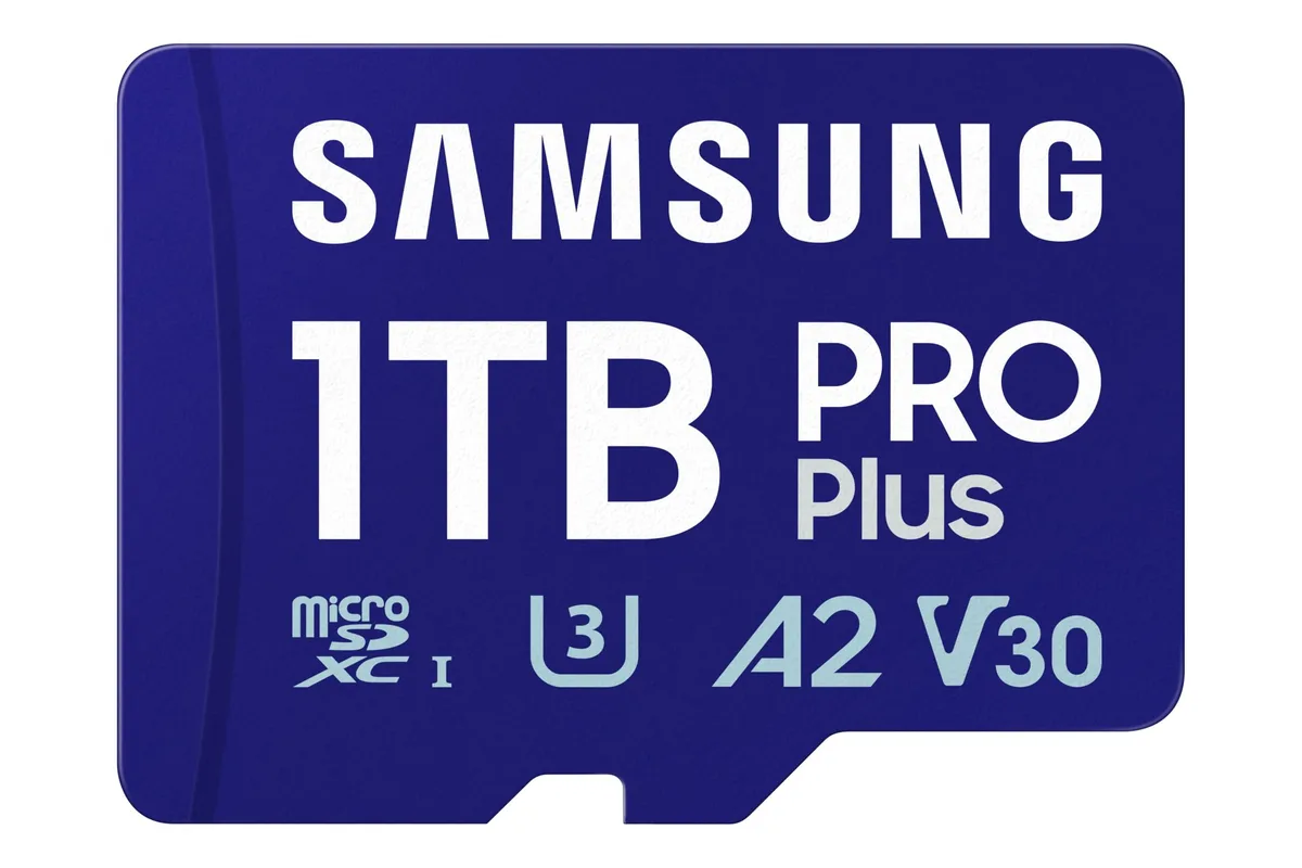 SAMSUNG SAMSUNG PRO Plus MicroSD Card 1TB 180MB/s Blue — product photo