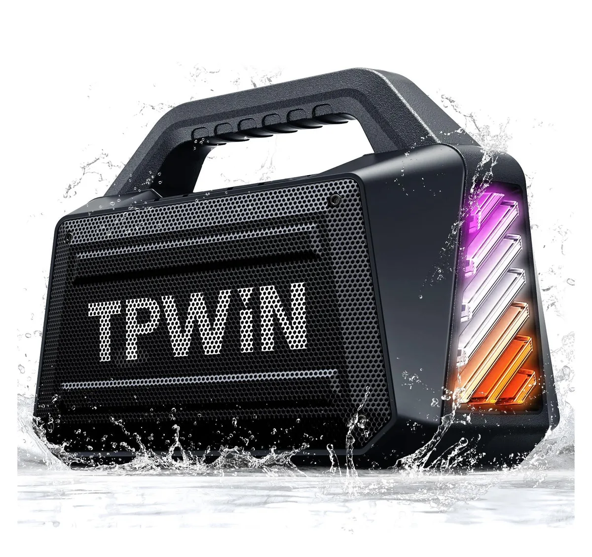  TPWIN TPWIN-S01 80W portable speaker IPX6 20H Bluetooth 5.3 Black — product photo
