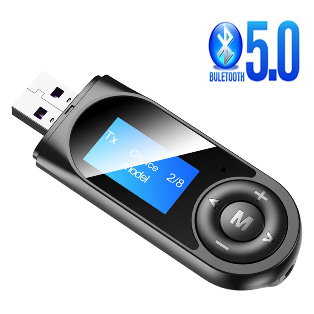 Hitoor Hitoor Q0499_B Bluetooth 5.0 Adapter with LCD — product photo