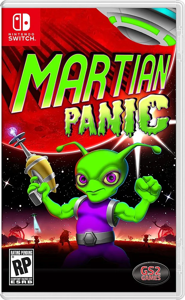 GS2 Games GS2 Games GS00110 Martian Panic nintendo switch video game — product photo