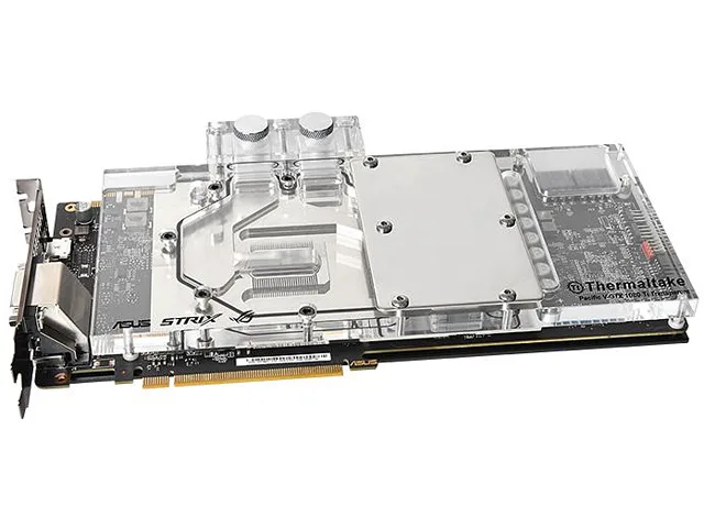 Thermaltake Thermaltake CL-W184-CU00TR-A Pacific V-GTX 1080Ti Transparent ASUS ROG vga cooling — product photo