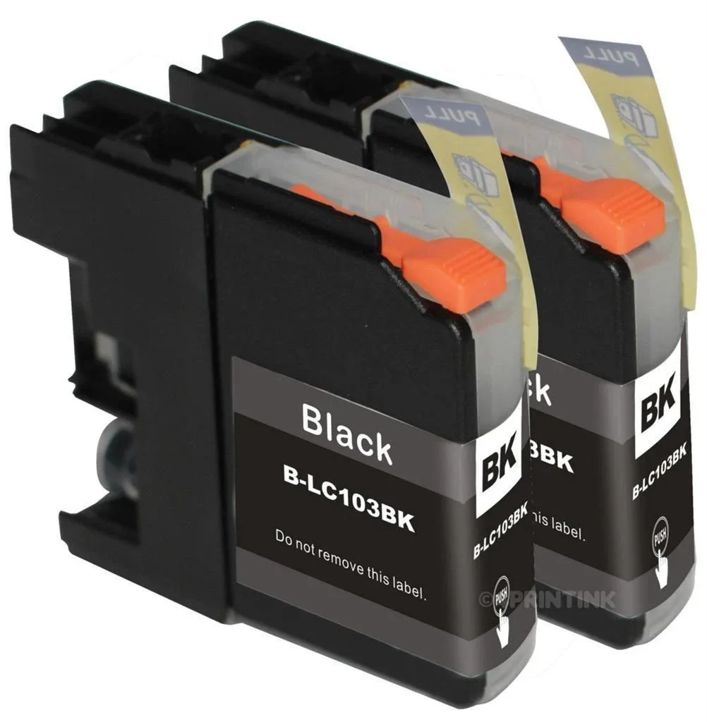 NShi NShi LC103 2-pack XL black ink cartridge — product photo