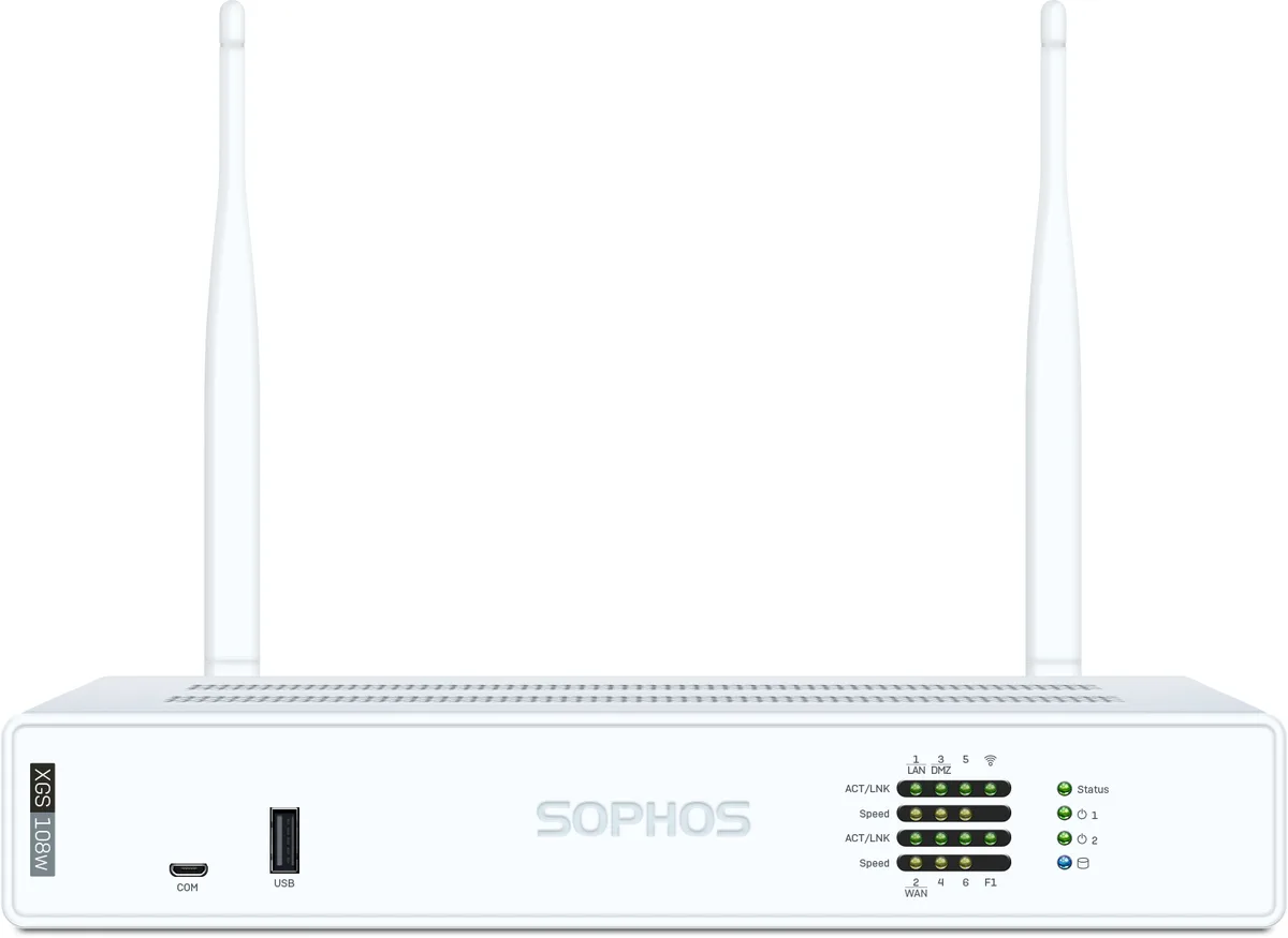 Sophos Sophos XZ108Z12ZZPCUS XGS 108w firewall appliance 6 GB LPDDR5 64 GB UFS 2.1 Wi-Fi 6 — product photo