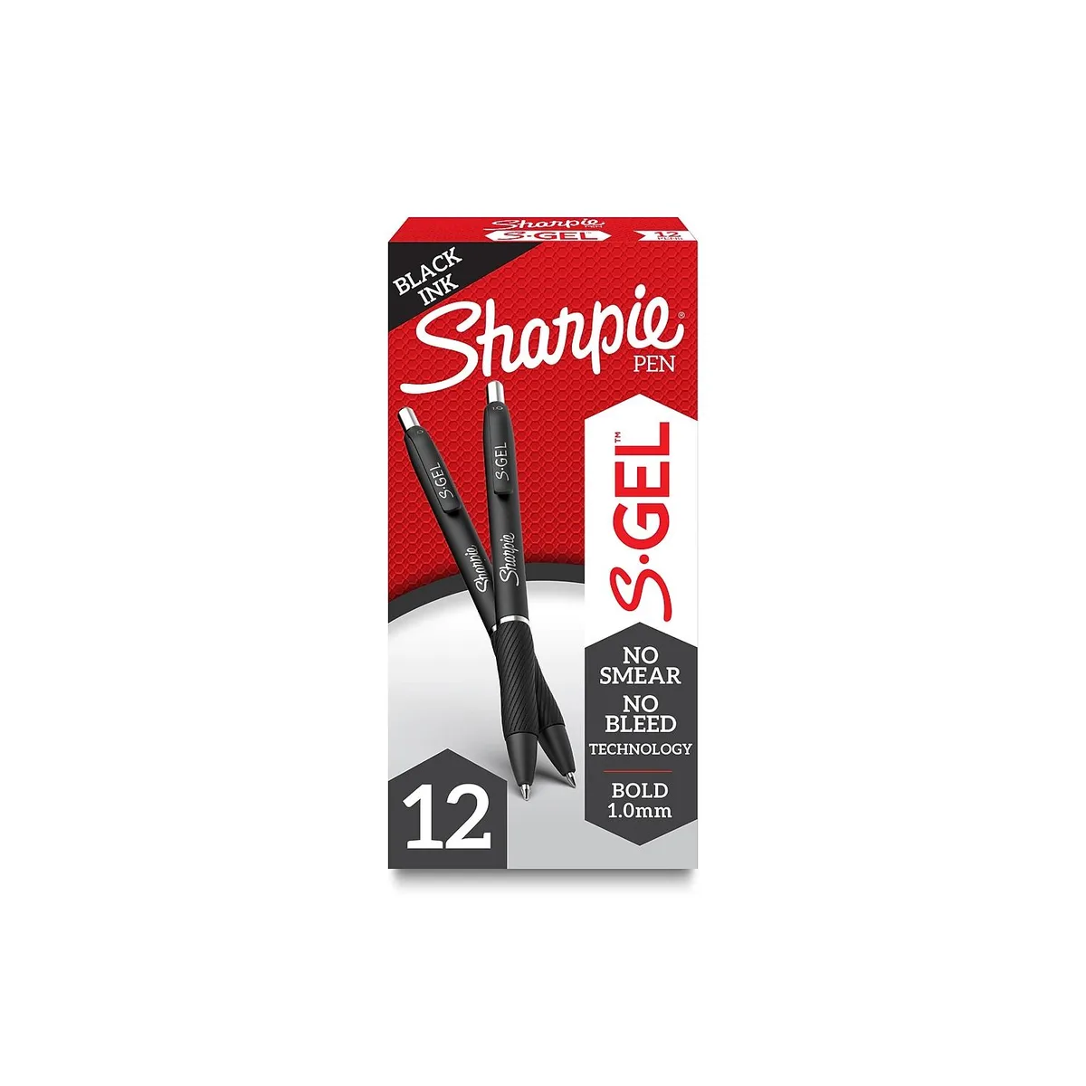 Sanford Sanford SAN2096149 Sharpie S-Gel Retractable Gel Pen 1.0mm Bold Black Dozen — product photo