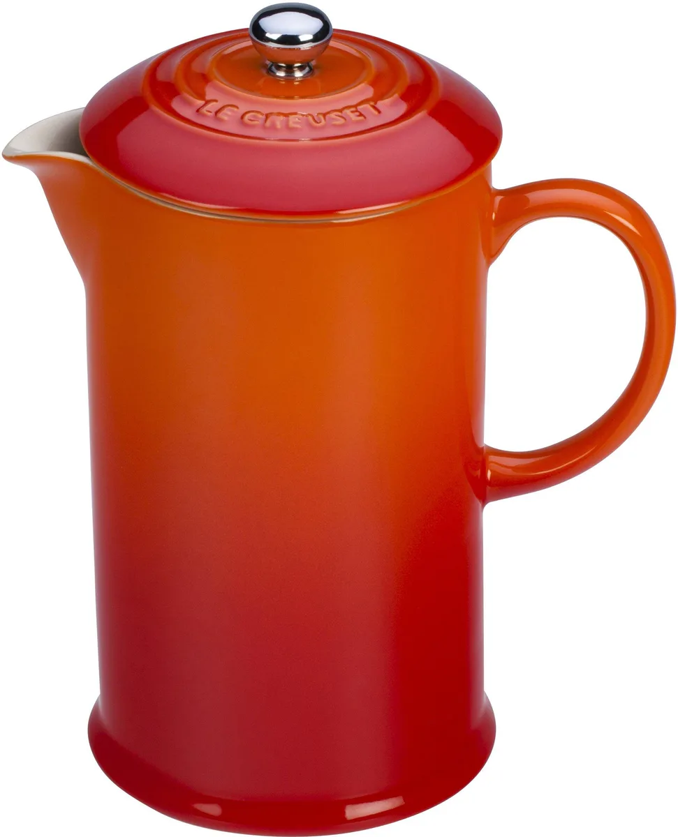  Le Creuset French Press 34 oz Flame Stoneware — product photo