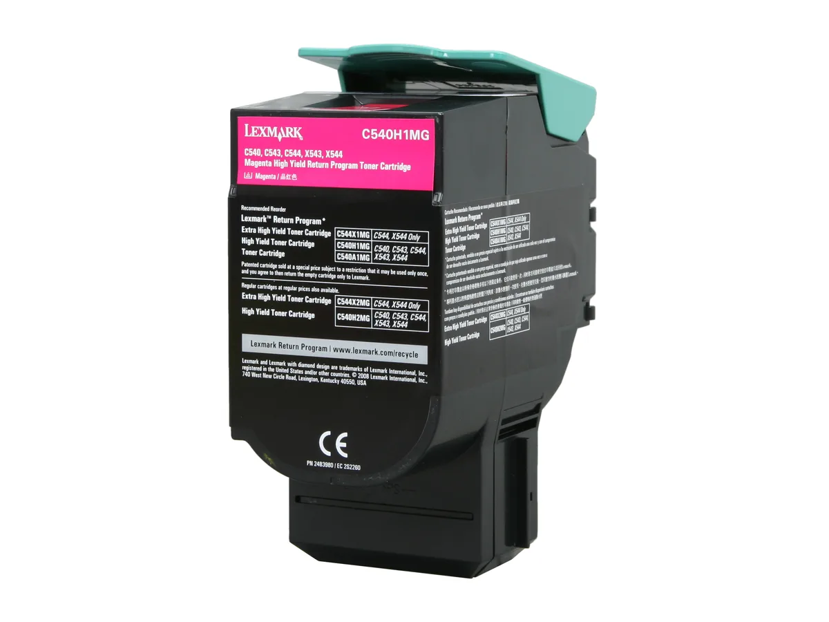 Lexmark Lexmark C540H1MG Return Program Toner Cartridge Magenta 2000 Pages — product photo