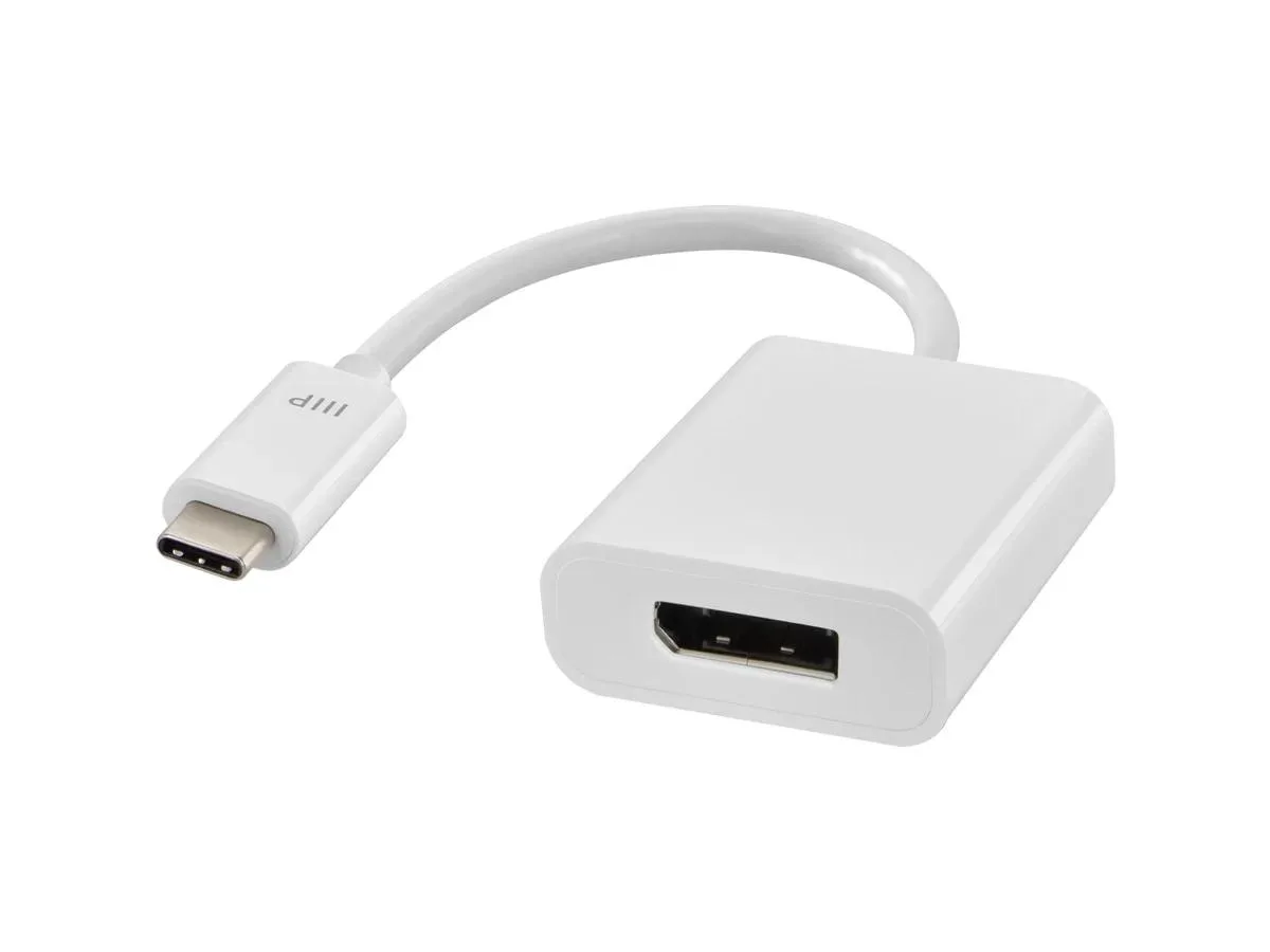 Monoprice Inc. Monoprice 113234 USB-C to DisplayPort Adapter White 4K 60Hz — product photo