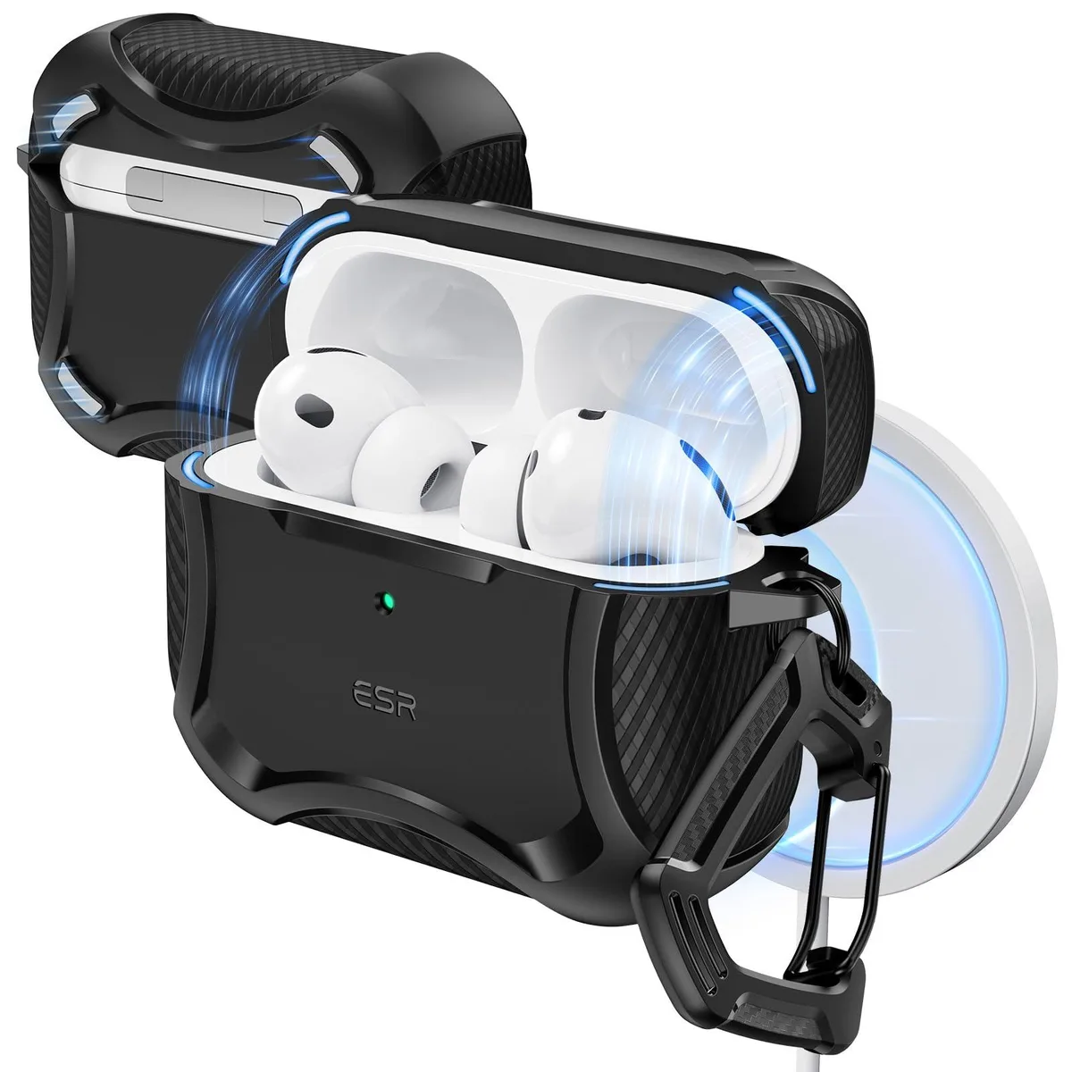  ESR Cyber Series Case for AirPods Pro 3 (2025) Black — product photo