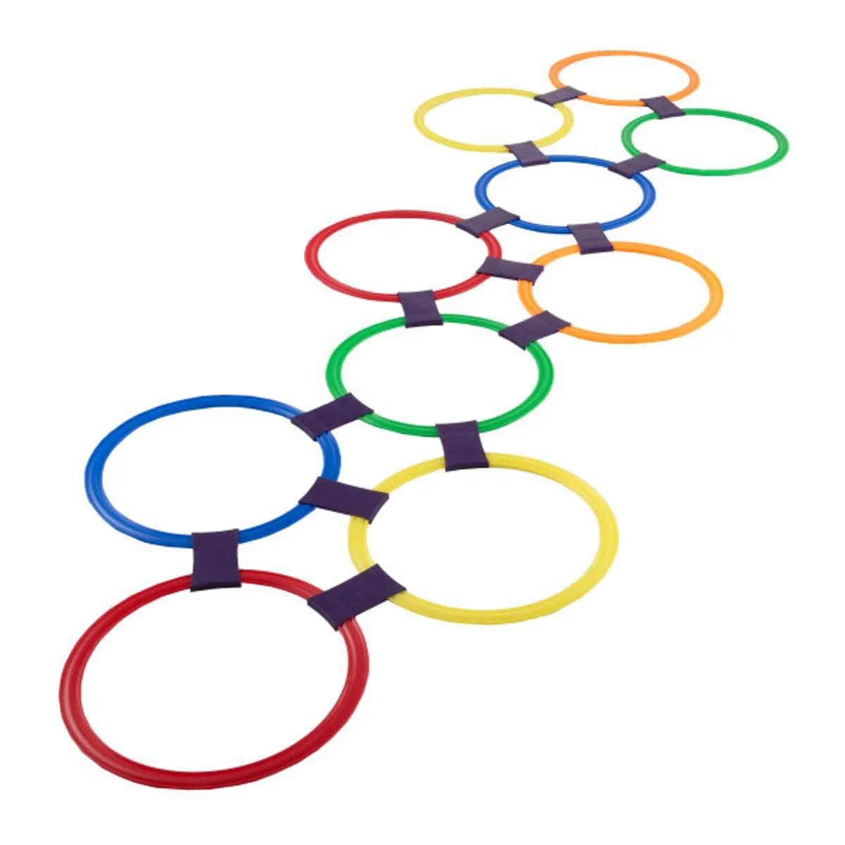 Hopscotch Rings Game 10 × 11" Rings 15 Connectors — product photo