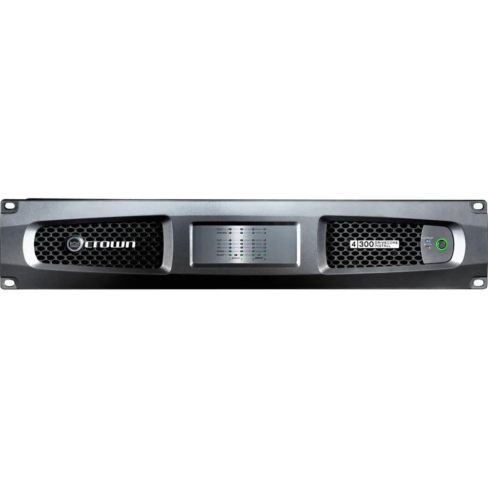 Crown Crown DCi 4X300 DriveCore Install 4-Ch 4x300W live sound amplifier — product photo