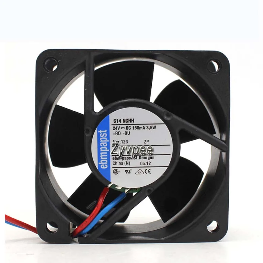 Zyvpee Zyvpee 614NGHH 60x25mm 24V 3.6W 2-wire case fan — product photo