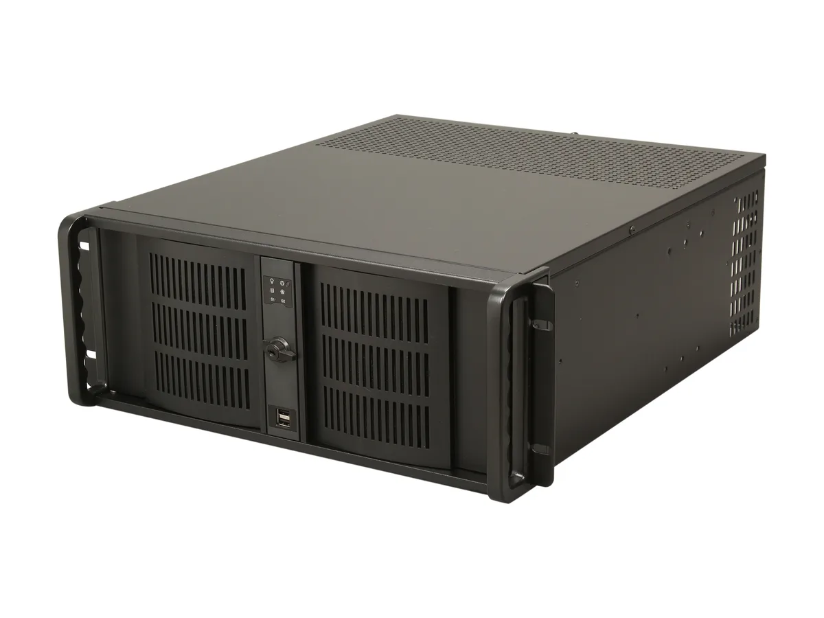 iStarUSA Inc. iStarUSA Inc. D-400-6-Black 4U Rackmount Server Chassis — product photo