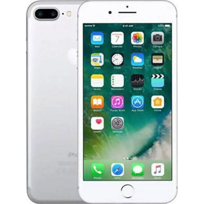 Apple Apple iPhone 7 Plus 128GB Silver Unlocked cell phones - unlocked — product photo