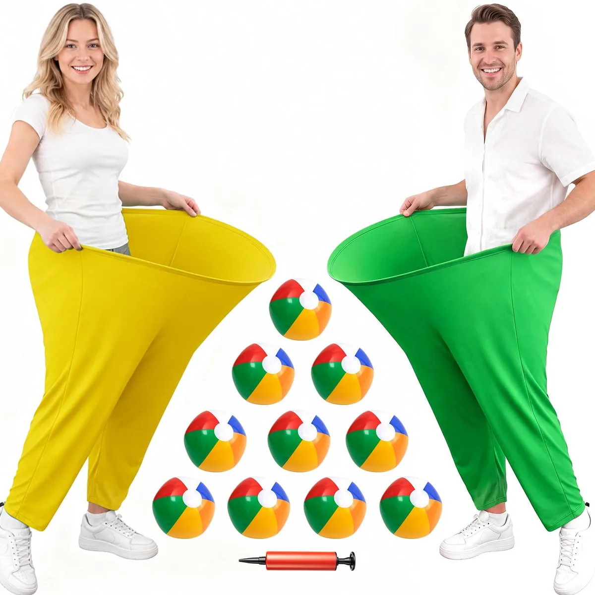  Worry Free Gadgets L01 Granny Pants Yard Game 2 Pcs 10 Balls 8.6 Inch — product photo