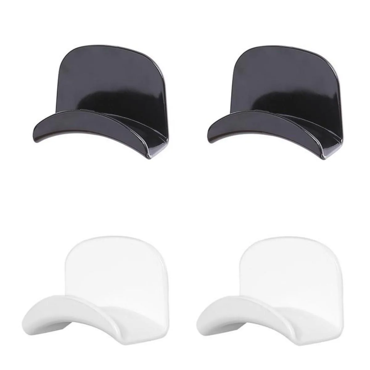 CCeCCe Headphone Hanger 4-Pack Black White 9 6.5 3.5 cm — product photo