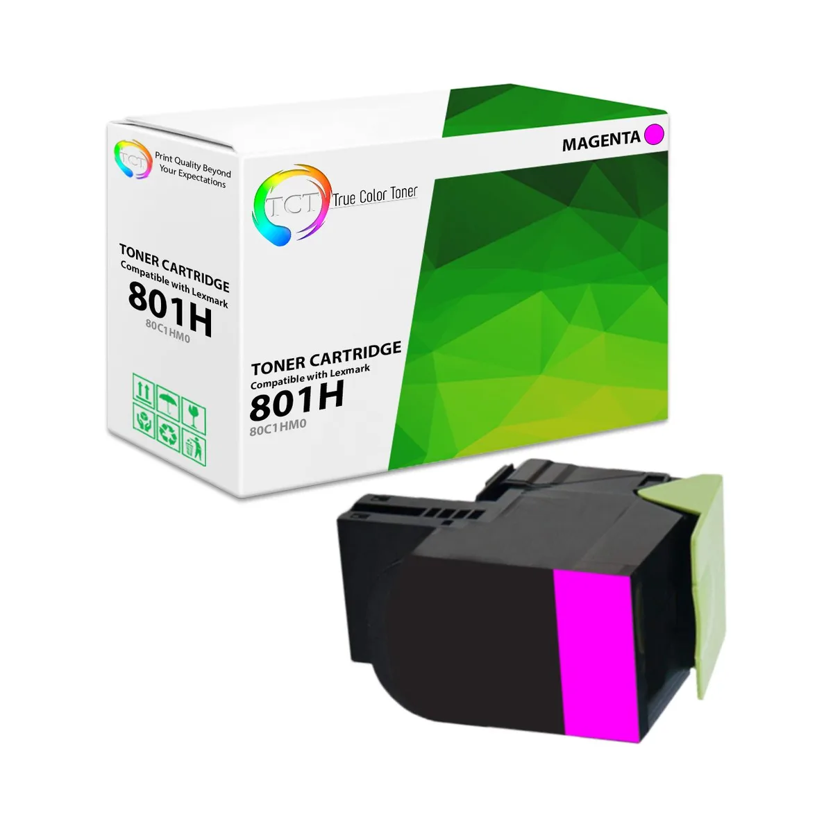 True Color Toner True Color Toner 80C1HM0 Magenta High Yield Toner Cartridge 3000 pages — product photo