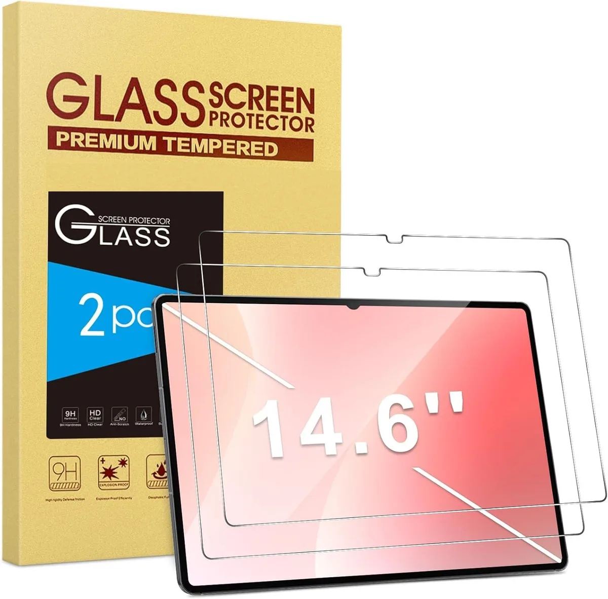 anicestore anicestore Screen Protector 2 Pack for Galaxy Tab S11/S10/S9/S8 Ultra 14.6 Inch — product photo